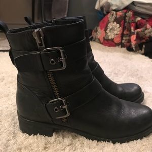 B.P. Leather Moto Boots